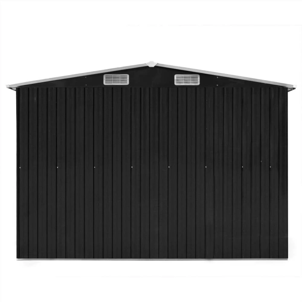 Garden Shed 257x597x178 Cm Metal Anthracite - Image 6