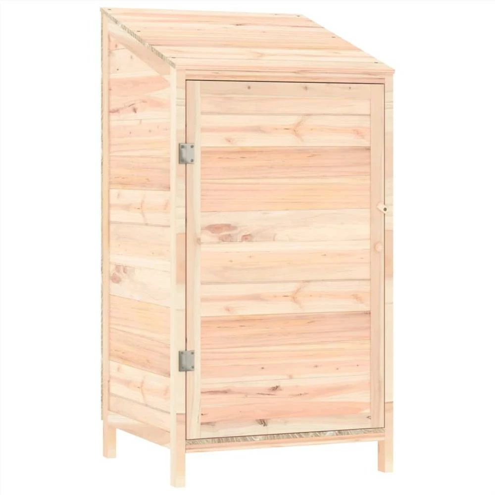 Garden Shed 55x52x112 Cm Solid Wood Fir - Image 2