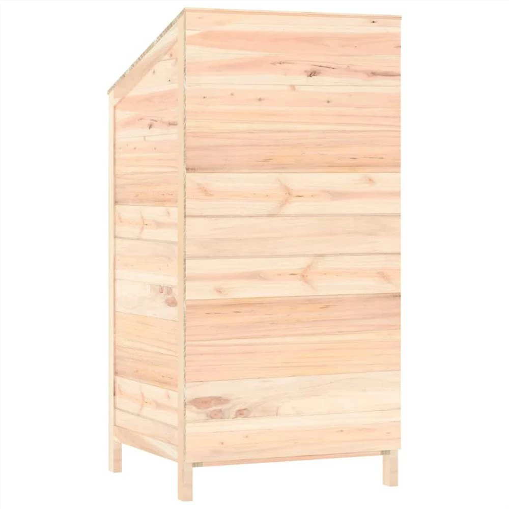 Garden Shed 55x52x112 Cm Solid Wood Fir - Image 6