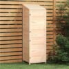 Garden Shed 55x52x174.5 Cm Solid Wood Fir -Room Garden Shed 55x52x174 5 cm Solid Wood Fir 515917 0