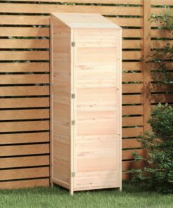 Garden Shed 55x52x174.5 Cm Solid Wood Fir