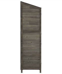Garden Shed Anthracite 102x52x174.5 Cm Solid Wood Fir -Room Garden Shed Anthracite 102x52x174 5 cm Solid Wood Fir 515915 4