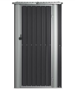 Garden Shed Anthracite 118.5x97x209.5 Cm Galvanised Steel -Room Garden Shed Anthracite 118 5x97x209 5 cm Galvanised Steel 510969 3