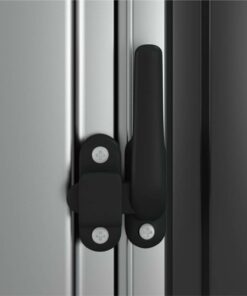 Garden Shed Anthracite 118.5x97x209.5 Cm Galvanised Steel -Room Garden Shed Anthracite 118 5x97x209 5 cm Galvanised Steel 510969 5