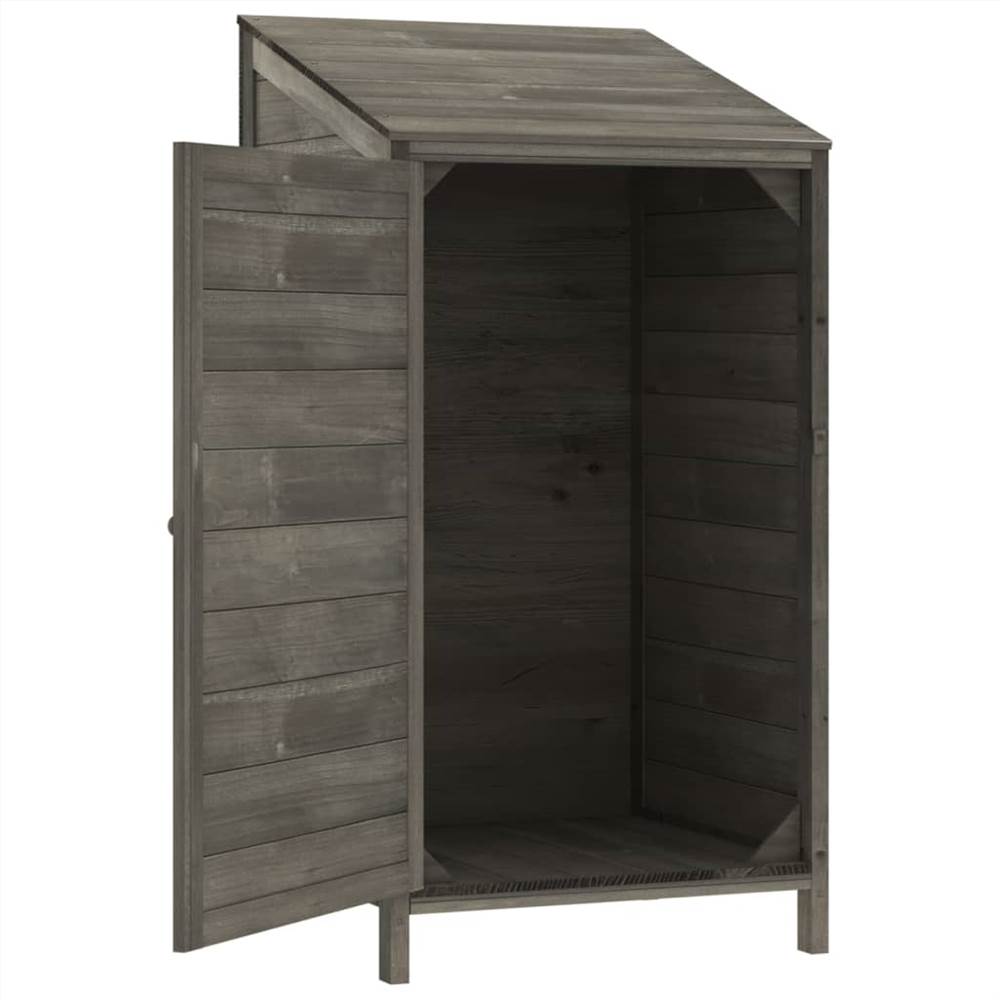 Garden Shed Anthracite 55x52x112 cm Solid Wood Fir Garden Shed Anthracite 55x52x112 Cm Solid Wood Fir -Room Garden Shed Anthracite 55x52x112 cm Solid Wood Fir 513552 3