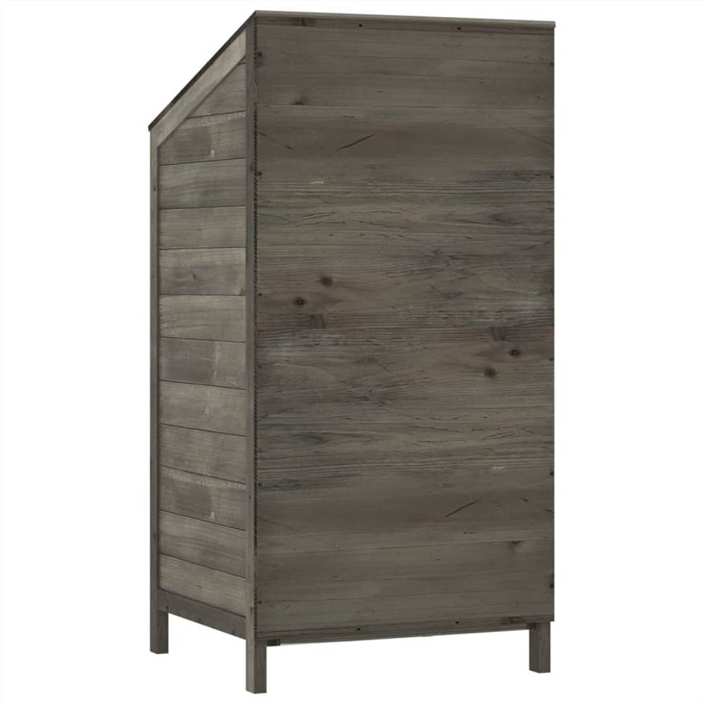 Garden Shed Anthracite 55x52x112 cm Solid Wood Fir Garden Shed Anthracite 55x52x112 Cm Solid Wood Fir -Room Garden Shed Anthracite 55x52x112 cm Solid Wood Fir 513552 5
