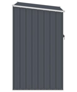 Garden Shed Anthracite 87x98x159 Cm Galvanised Steel 5 Garden Shed Anthracite 87x98x159 Cm Galvanised Steel -Room Garden Shed Anthracite 87x98x159 cm Galvanised Steel 433720 3