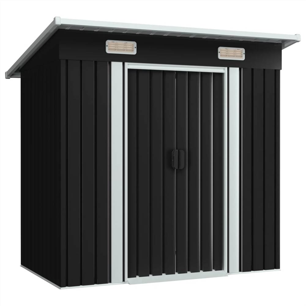 Garden Shed Anthracite Steel Garden Shed Anthracite Steel -Room Garden Shed Anthracite Steel 444207 0