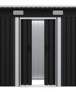 Garden Shed Anthracite Steel 6 Garden Shed Anthracite Steel -Room Garden Shed Anthracite Steel 444207 4