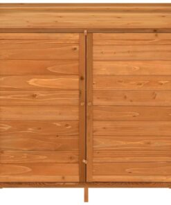 Garden Shed Brown 102x52x112 Cm Solid Wood Fir -Room Garden Shed Brown 102x52x112 cm Solid Wood Fir 513561 2