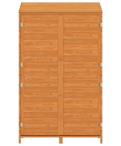 Garden Shed Brown 102x52x174.5 Cm Solid Wood Fir -Room Garden Shed Brown 102x52x174 5 cm Solid Wood Fir 515868 3