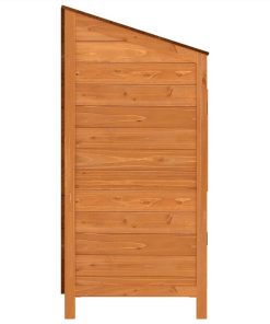 Garden Shed Brown 55x52x112 Cm Solid Wood Fir -Room Garden Shed Brown 55x52x112 cm Solid Wood Fir 513560 4
