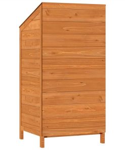 Garden Shed Brown 55x52x112 Cm Solid Wood Fir -Room Garden Shed Brown 55x52x112 cm Solid Wood Fir 513560 5