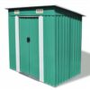 Garden Shed Green Metal -Room Garden Shed Green Metal 438430 0