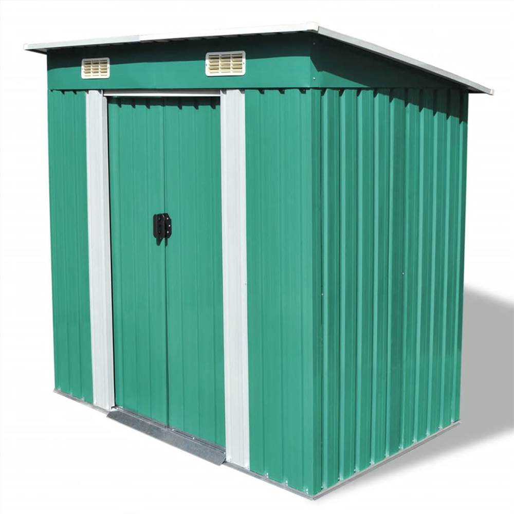 Garden Shed Green Metal Garden Shed Green Metal -Room Garden Shed Green Metal 438430 0