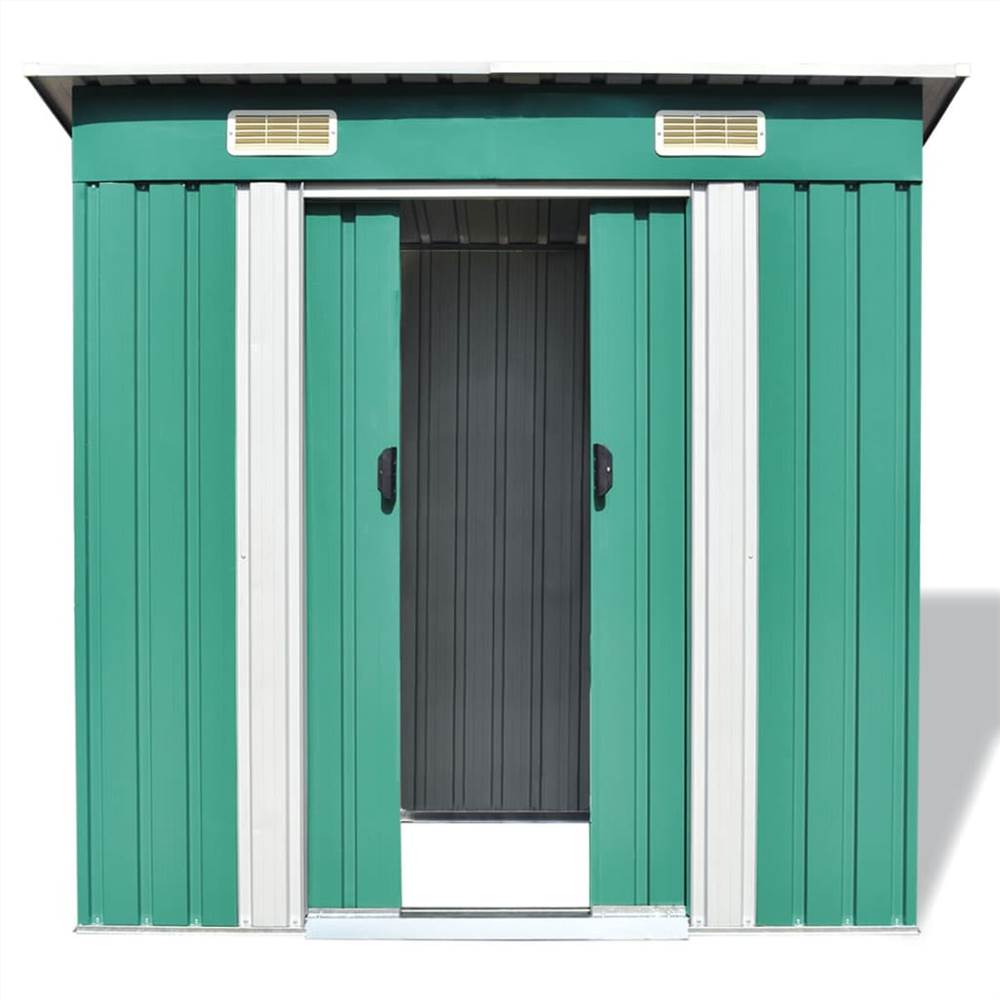 Garden Shed Green Metal Garden Shed Green Metal -Room Garden Shed Green Metal 438430 3