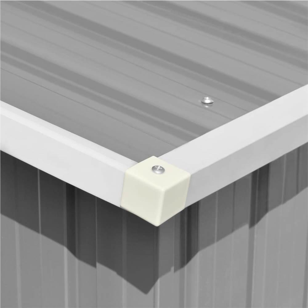 Garden Shed Grey 257x779x181 cm Galvanised steel Garden Shed Grey 257x779x181 Cm Galvanised Steel -Room Garden Shed Grey 257x779x181 cm Galvanised steel 467098 2