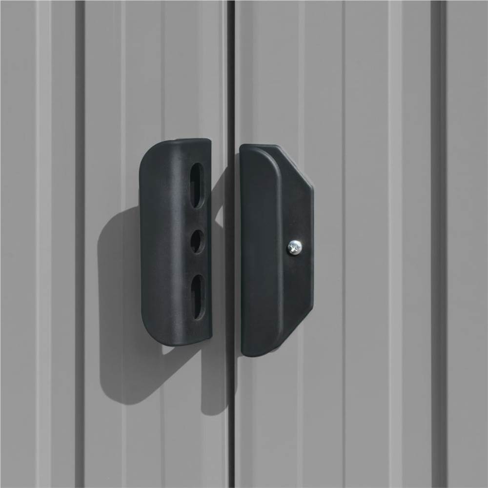 Garden Shed Grey 257x779x181 cm Galvanised steel Garden Shed Grey 257x779x181 Cm Galvanised Steel -Room Garden Shed Grey 257x779x181 cm Galvanised steel 467098 3