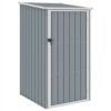 Garden Shed Grey 87x98x159 Cm Galvanised Steel