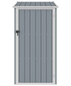 Garden Shed Grey 87x98x159 Cm Galvanised Steel -Room Garden Shed Grey 87x98x159 cm Galvanised Steel 441620 2