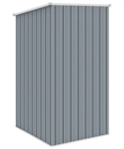 Garden Shed Grey 87x98x159 Cm Galvanised Steel -Room Garden Shed Grey 87x98x159 cm Galvanised Steel 441620 4