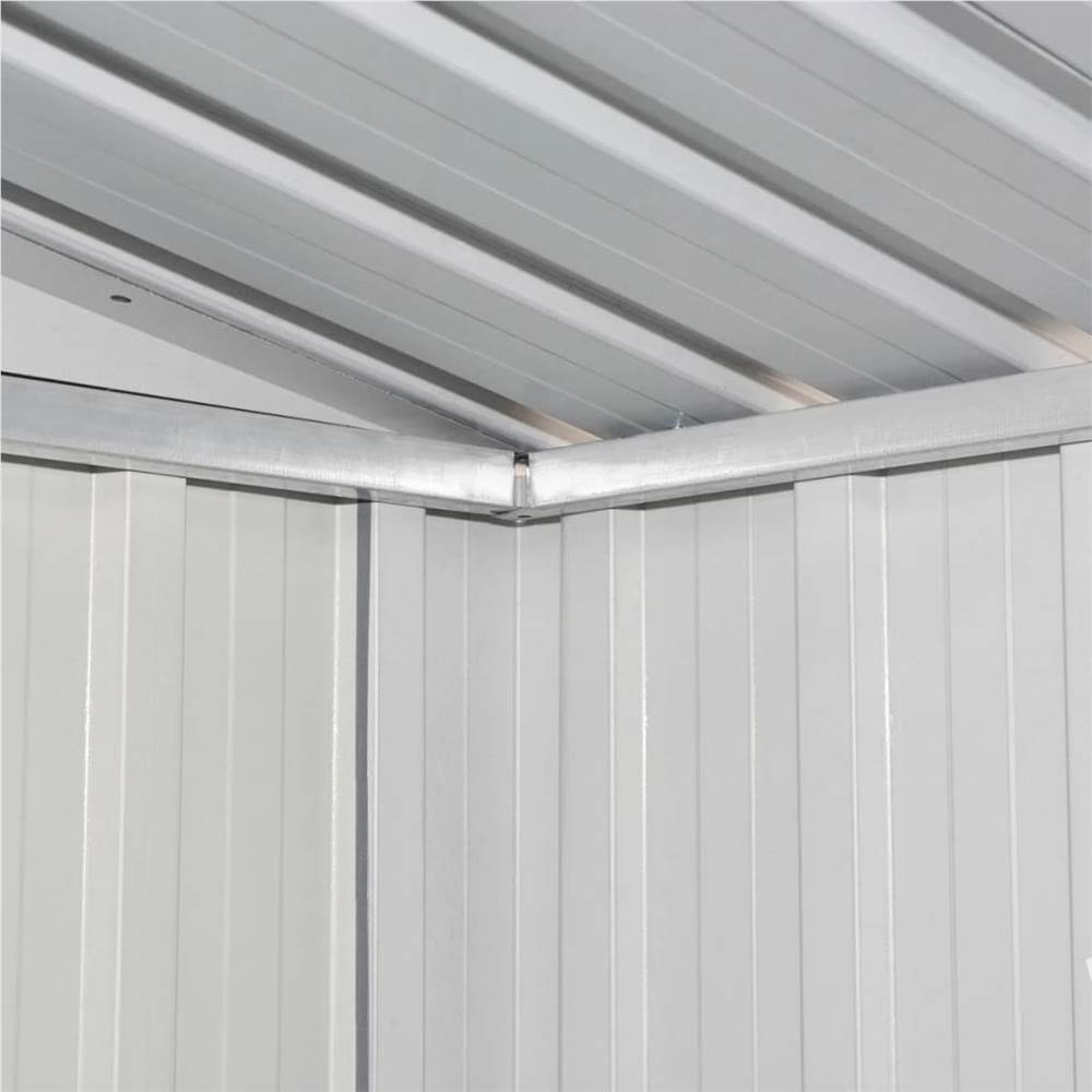 Garden Shed Grey Metal Garden Shed Grey Metal -Room Garden Shed Grey Metal 441146 1