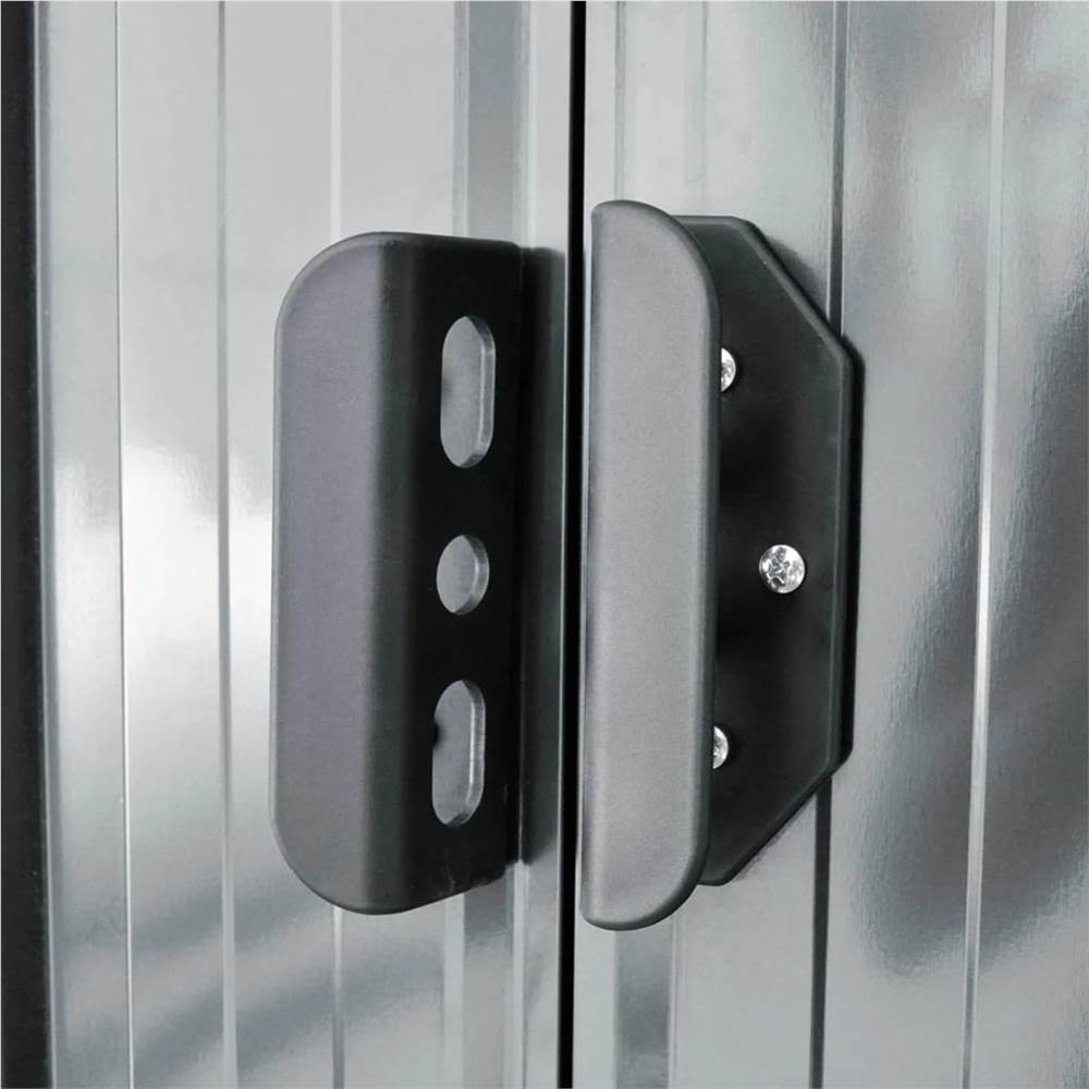 Garden Shed Grey Metal Garden Shed Grey Metal -Room Garden Shed Grey Metal 441146 2