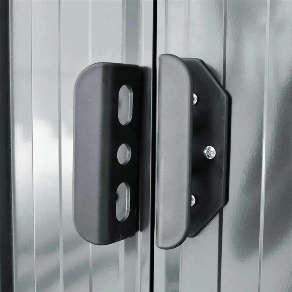 Garden Shed Grey Metal - Image 3
