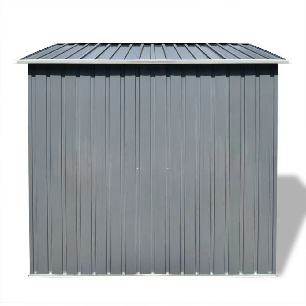 Garden Shed Grey Metal - Image 5