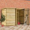 Garden Shed House 232x110x170 Cm Impregnated Pinewood -Room Garden Shed House 232x110x170 cm Impregnated Pinewood 455510 0