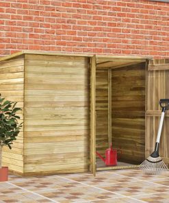 Garden Shed House 232x110x170 Cm Impregnated Pinewood