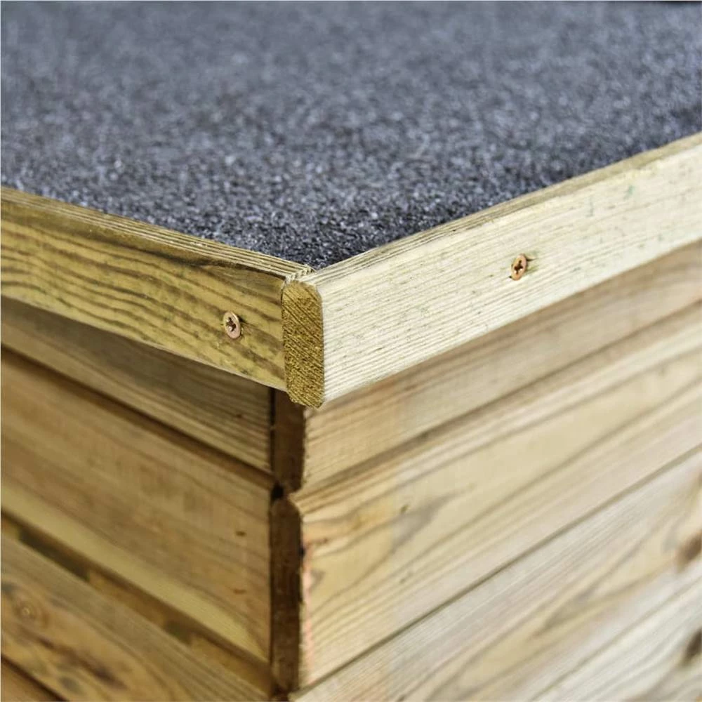 Garden Shed House 232x110x170 Cm Impregnated Pinewood - Image 3