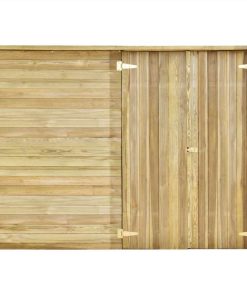 Garden Shed House 232x110x170 Cm Impregnated Pinewood -Room Garden Shed House 232x110x170 cm Impregnated Pinewood 455510 4