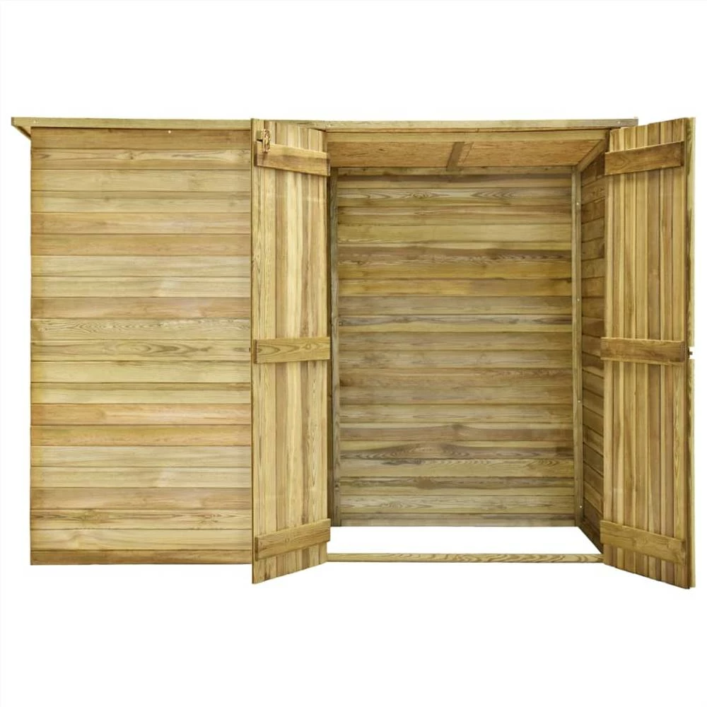 Garden Shed House 232x110x170 Cm Impregnated Pinewood - Image 6