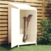 Garden Shed White 55x52x112 Cm Solid Wood Fir