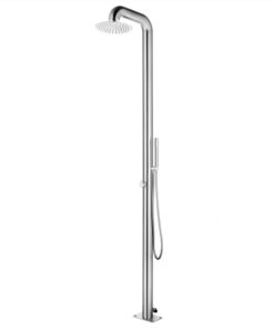 Garden Shower With Brown Base 230 Cm Stainless Steel -Room Garden Shower with Brown Base 230 cm Stainless Steel 507030 2