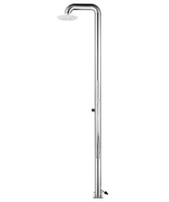 Garden Shower With Brown Base 230 Cm Stainless Steel -Room Garden Shower with Brown Base 230 cm Stainless Steel 507030 3