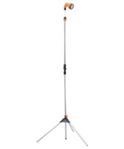 Garden Shower With Tripod 221 Cm Aluminium