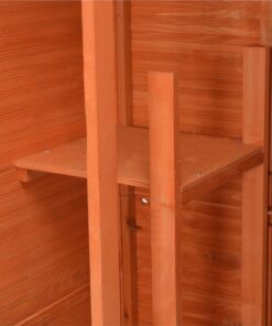 Garden Storage Shed 71x60x213 Cm Wood -Room Garden Storage Shed 71x60x213 cm Wood 445959 3