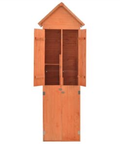 Garden Storage Shed 71x60x213 Cm Wood -Room Garden Storage Shed 71x60x213 cm Wood 445959 5