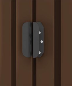 Garden Storage Shed Brown 257x205x178 Cm Steel 4 Garden Storage Shed Brown 257x205x178 Cm Steel -Room Garden Storage Shed Brown 257x205x178 cm Steel 441063 2