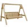 Garden Swing Bench Impregnated Pinewood 205x150x157 Cm 1 Garden Swing Bench Impregnated Pinewood 205x150x157 Cm -Room Garden Swing Bench Impregnated Pinewood 205x150x157 cm 440631 0