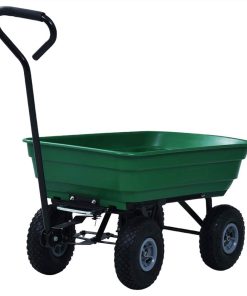 Garden Tipping Hand Cart 300 Kg 75L Green -Room Garden Tipping Hand Cart 300 kg 75L Green 443650 3