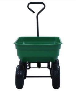 Garden Tipping Hand Cart 300 Kg 75L Green -Room Garden Tipping Hand Cart 300 kg 75L Green 443650 4
