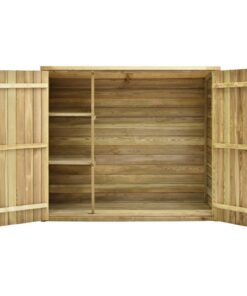 Garden Tool Shed 135x60x123 Cm Impregnated Pinewood 6 Garden Tool Shed 135x60x123 Cm Impregnated Pinewood -Room Garden Tool Shed 135x60x123 cm Impregnated Pinewood 433721 4