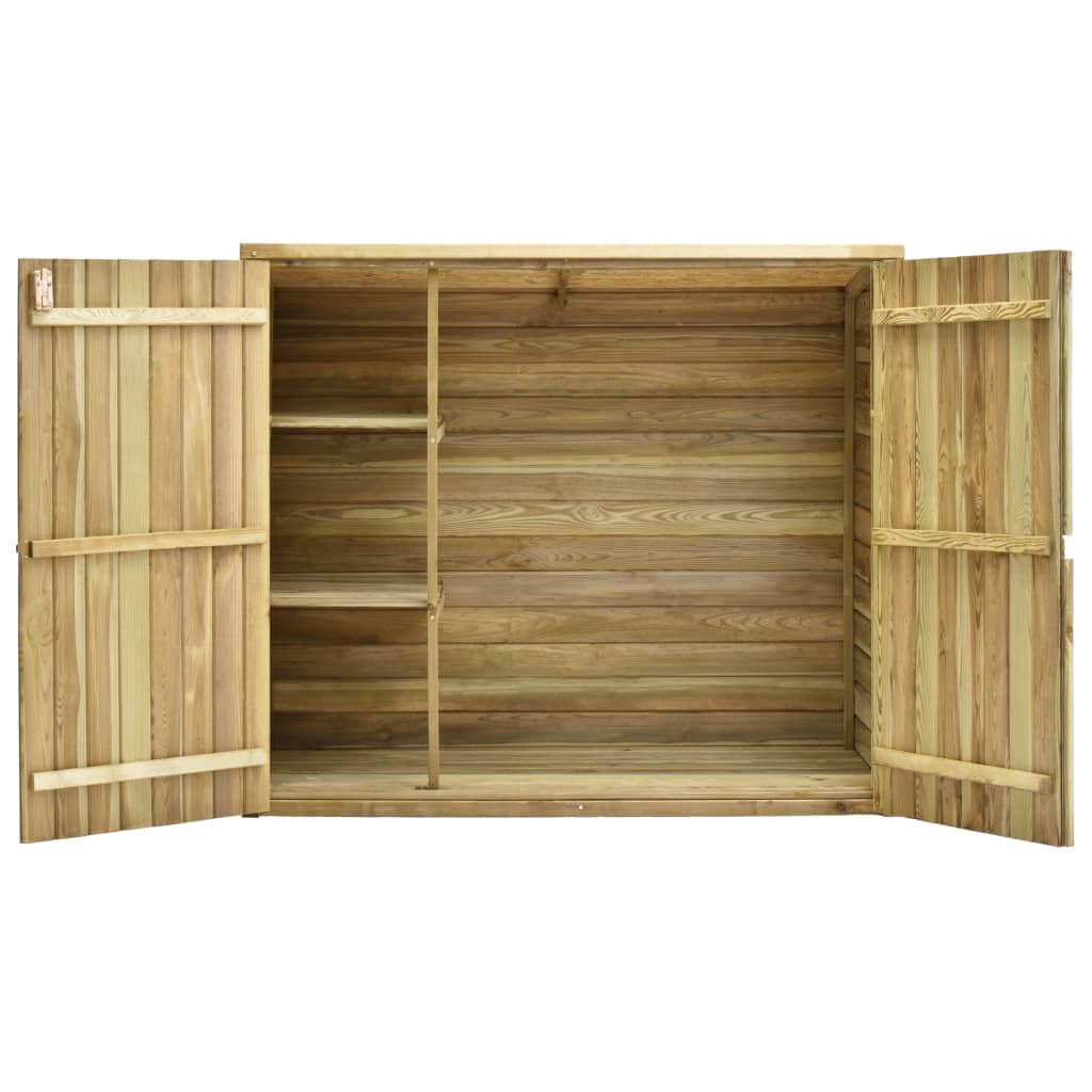Garden Tool Shed 135x60x123 cm Impregnated Pinewood Garden Tool Shed 135x60x123 Cm Impregnated Pinewood -Room Garden Tool Shed 135x60x123 cm Impregnated Pinewood 433721 4