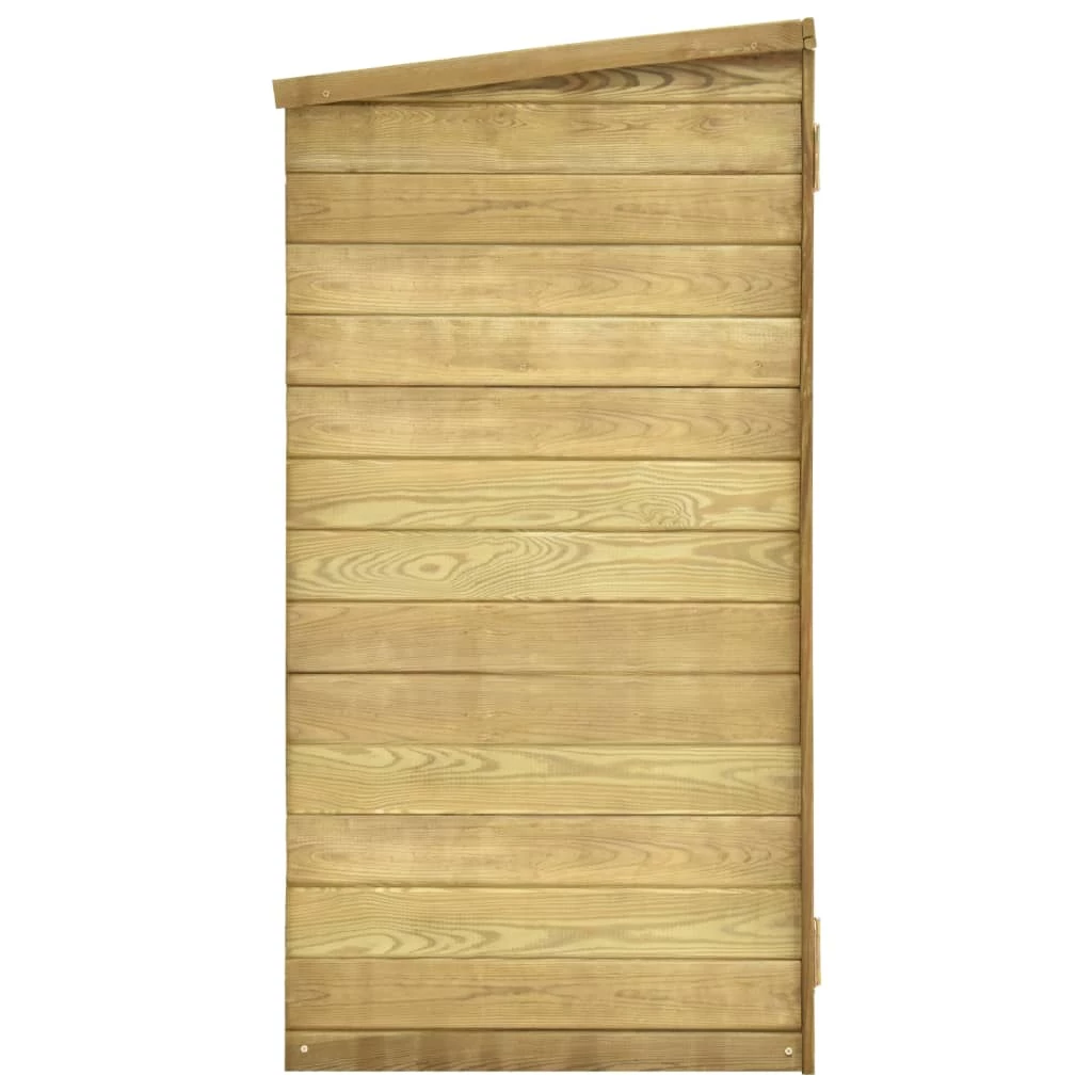 Garden Tool Shed 135x60x123 Cm Impregnated Pinewood - Image 6