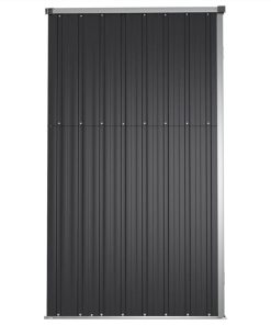 Garden Tool Shed Anthracite 161x89x161 Cm Galvanised Steel -Room Garden Tool Shed Anthracite 161x89x161 cm Galvanised Steel 516010 4