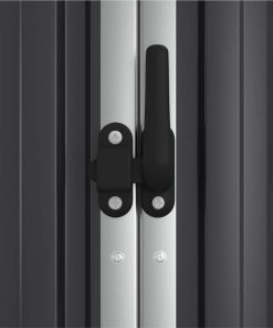 Garden Tool Shed Anthracite 161x89x161 Cm Galvanised Steel -Room Garden Tool Shed Anthracite 161x89x161 cm Galvanised Steel 516010 5