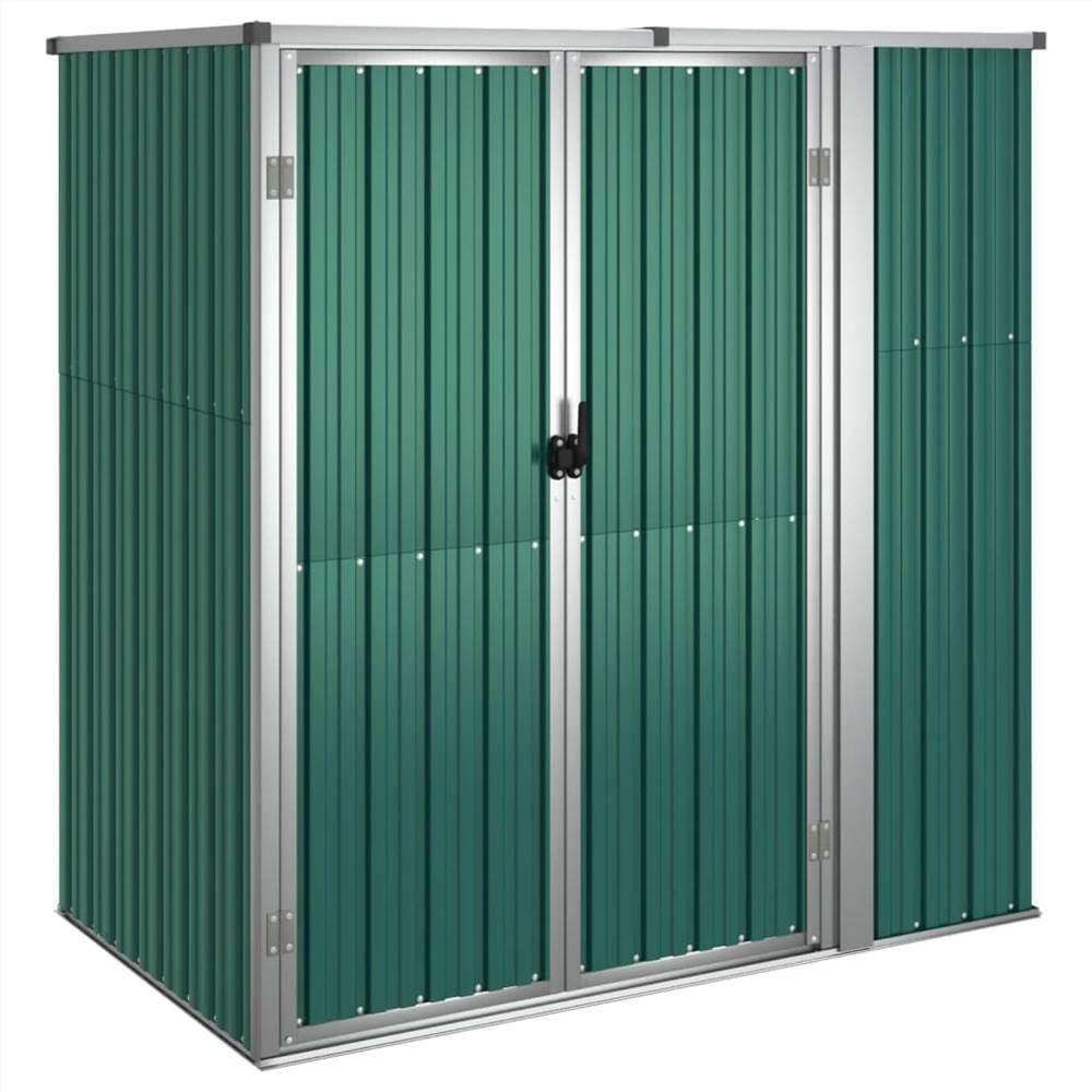 Garden Tool Shed Green 161x89x161 cm Galvanised Steel Garden Tool Shed Green 161x89x161 Cm Galvanised Steel -Room Garden Tool Shed Green 161x89x161 cm Galvanised Steel 516007 1